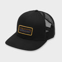 Walled Trucker Hat - Black