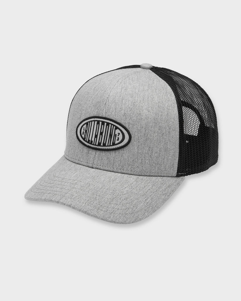 Casquette de camionneur à parois - Gris chiné
