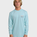 Runner Long Sleeve Surf Tee - Blue Heather