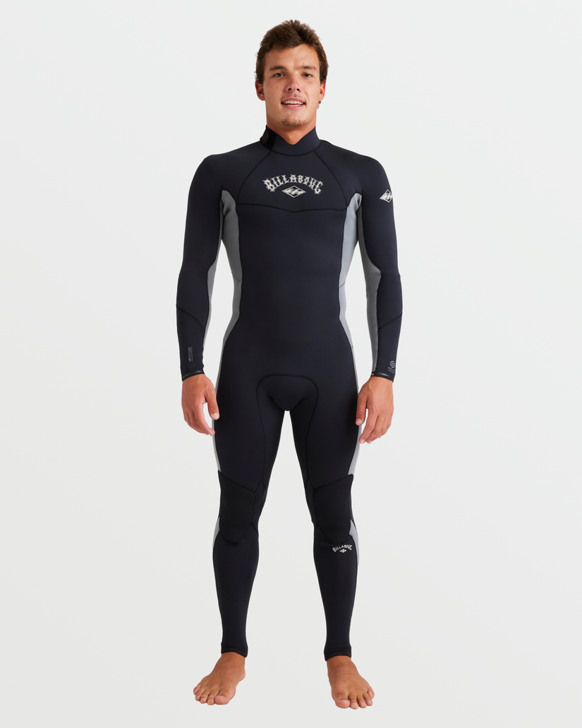 3/2mm Absolute Natural Back Zip Fullsuit - Alloy | Billabong 3/2mm Absolute Natural Back Zip Fullsuit - Alloy | Billabong