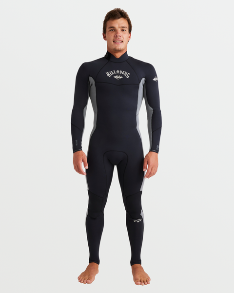 Billabong Absolute 3X2mm フルスーツ 3/2mm Absolute Natural Back Zip Fullsuit - Alloy | Billabong