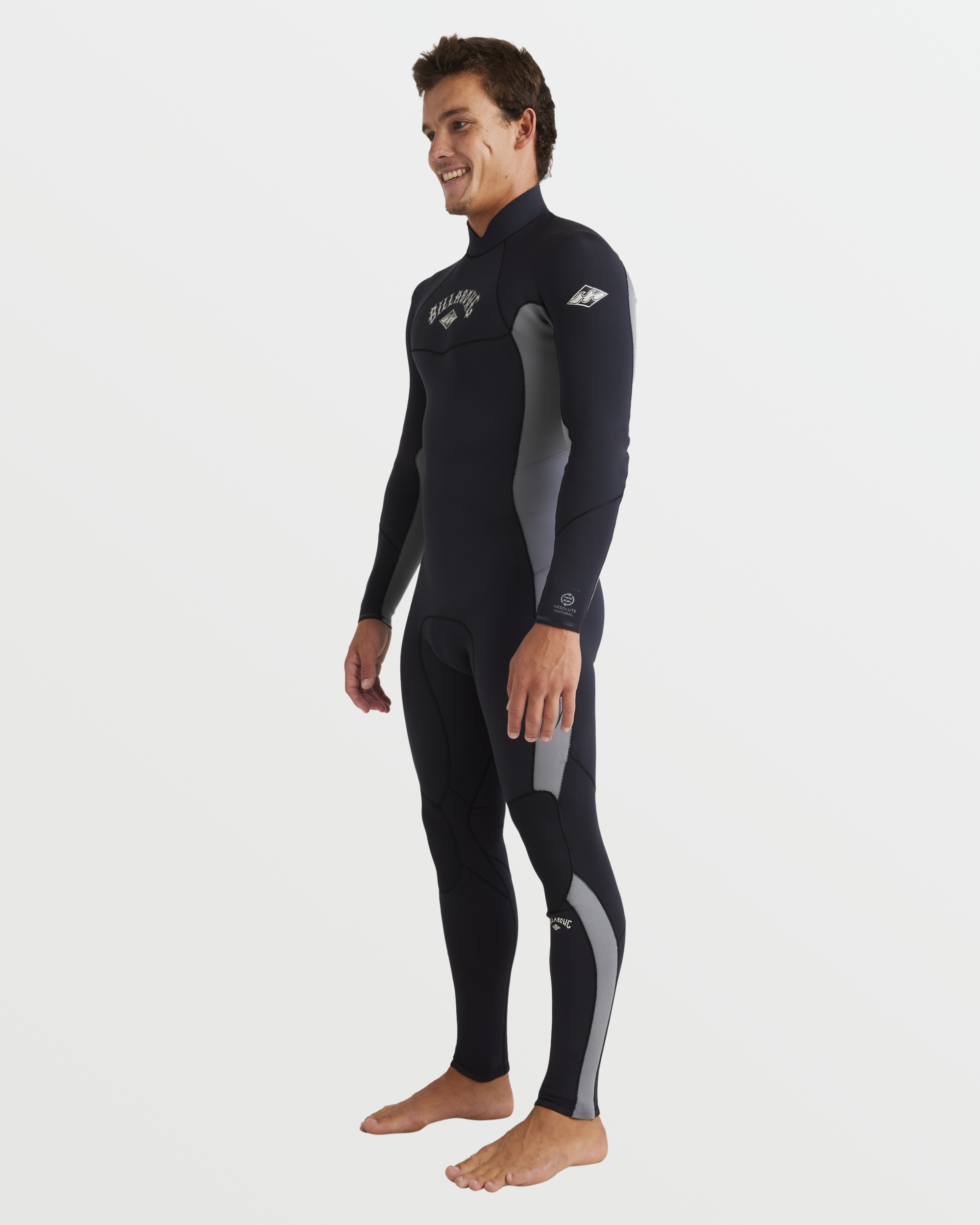 3/2mm Absolute Natural Back Zip Fullsuit - Alloy | Billabong