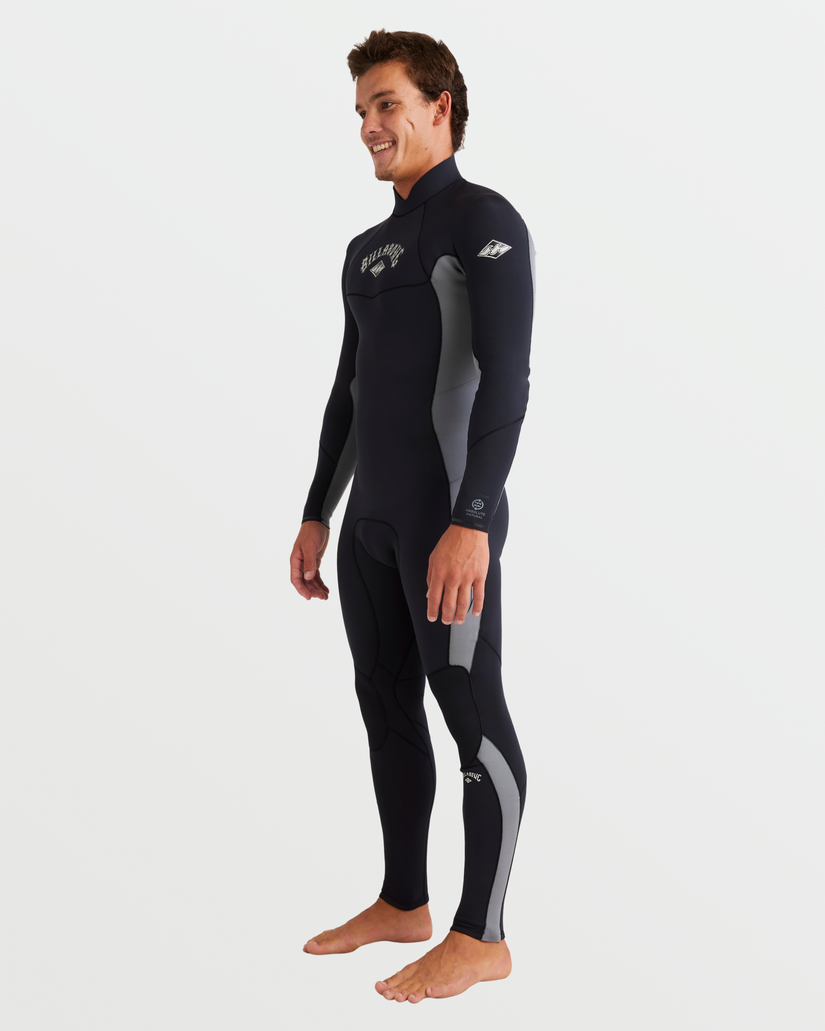 3/2mm Absolute Natural Back Zip Fullsuit - Alloy | Billabong 3/2mm Absolute Natural Back Zip Fullsuit - Alloy | Billabong