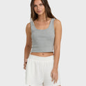 Goddess Knit Tank - Heather Grey