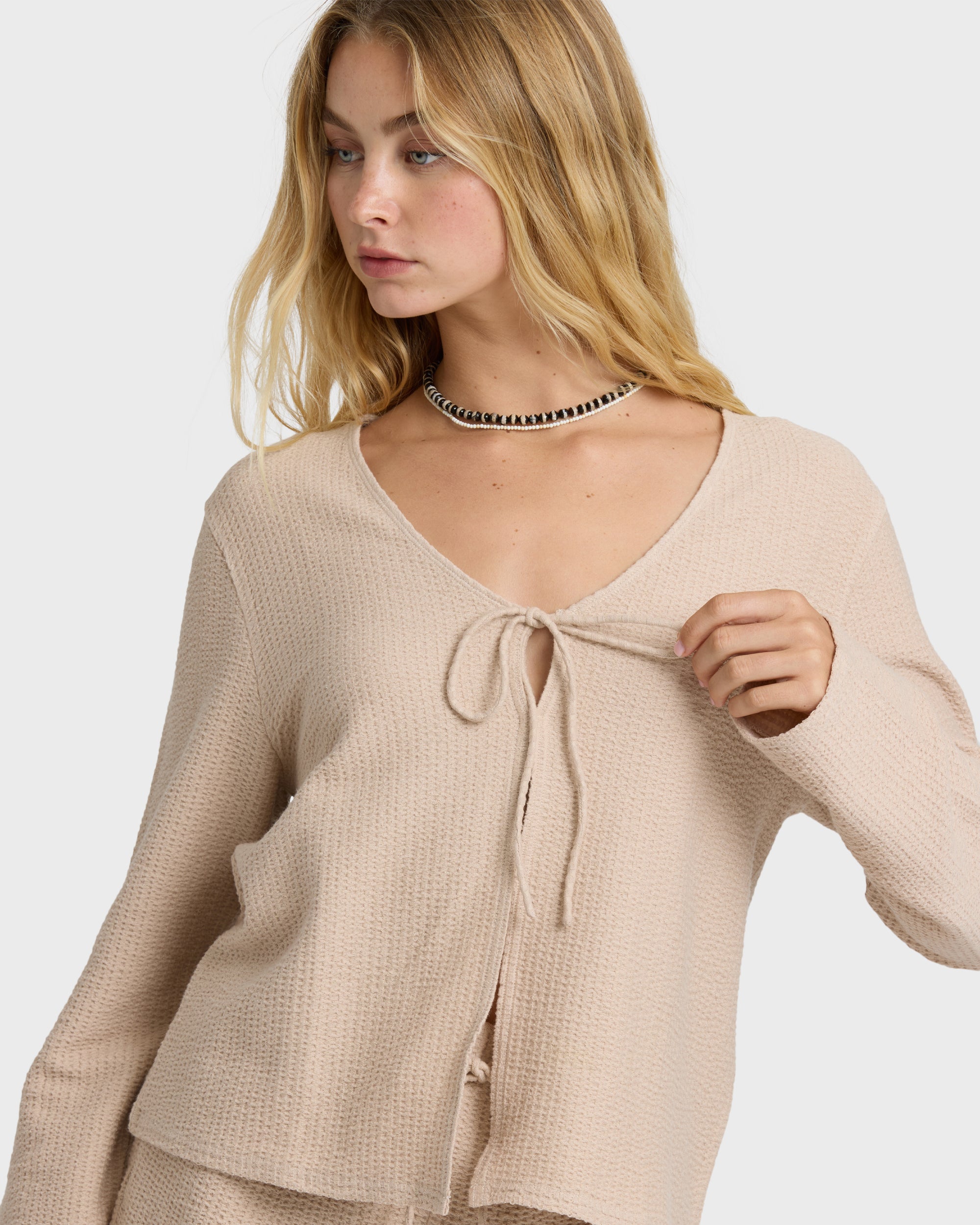Maya Long Sleeve Top - Oatmeal | Billabong