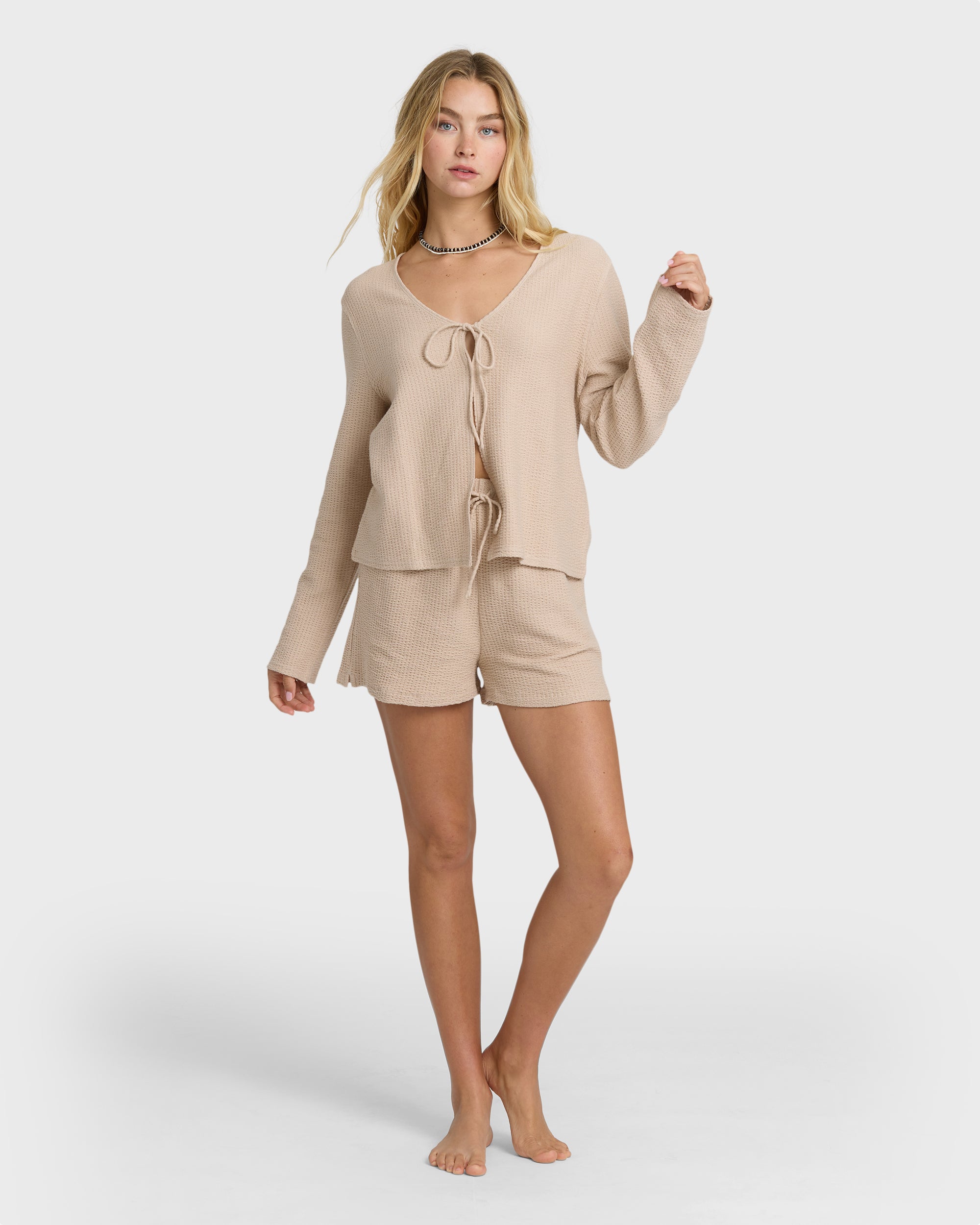 Maya Long Sleeve Top - Oatmeal | Billabong