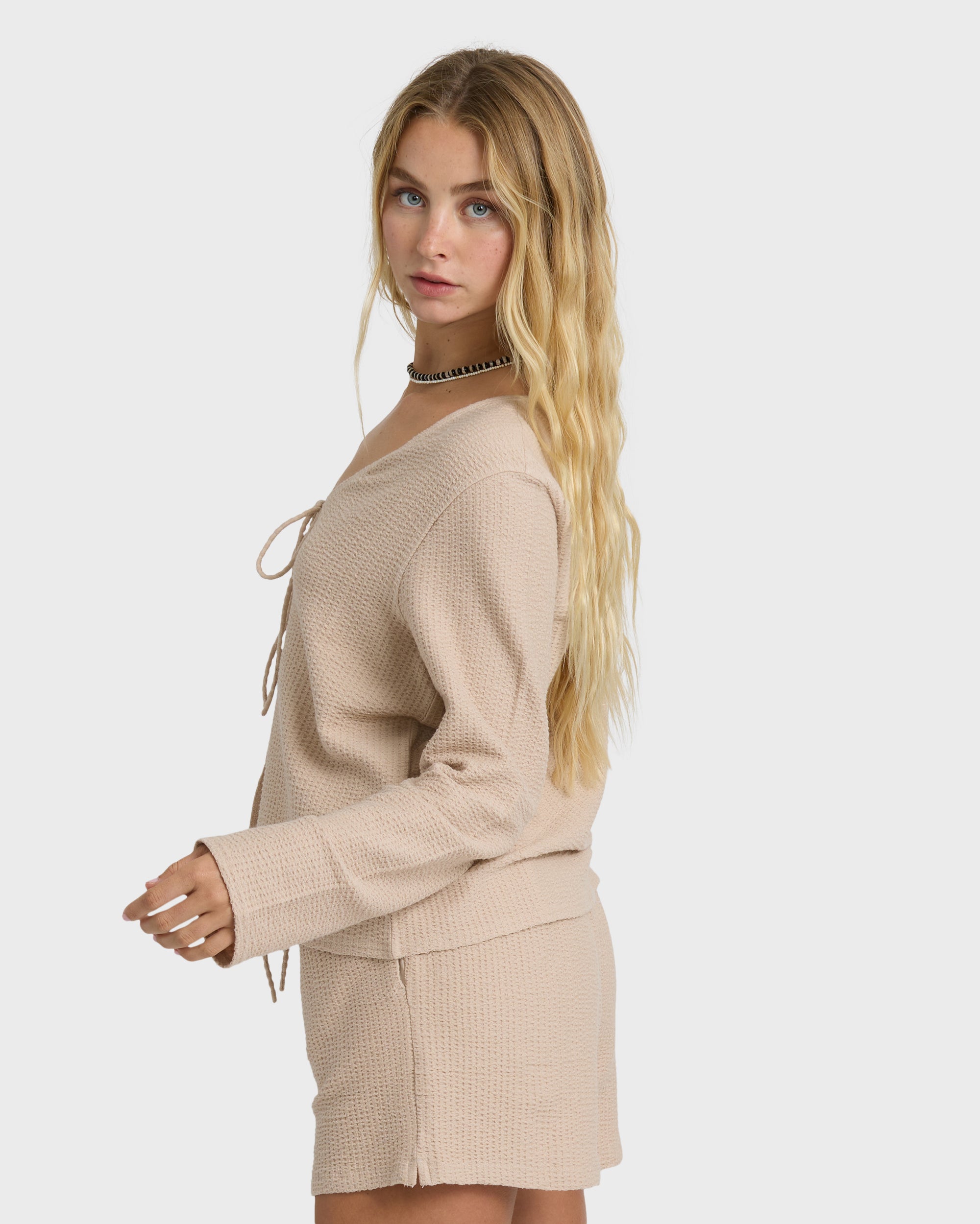 Maya Long Sleeve Top - Oatmeal | Billabong