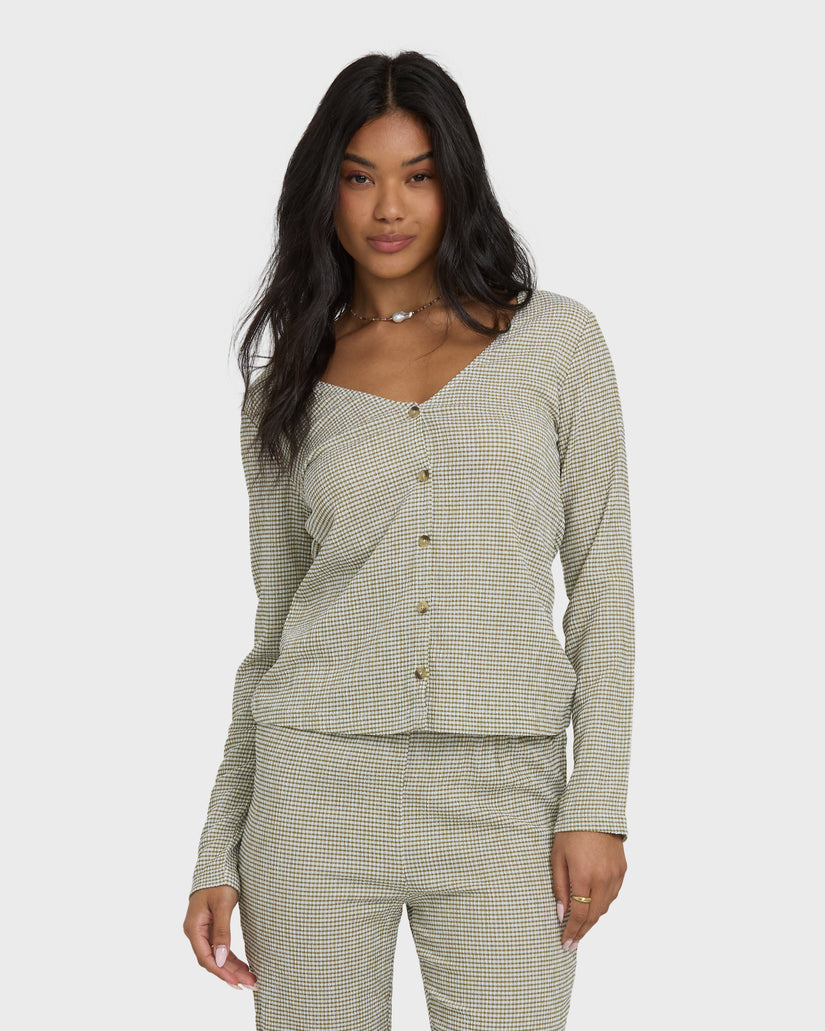 Hot-Check-Long-Sleeve-Knit-Top-Martini-Olive-1