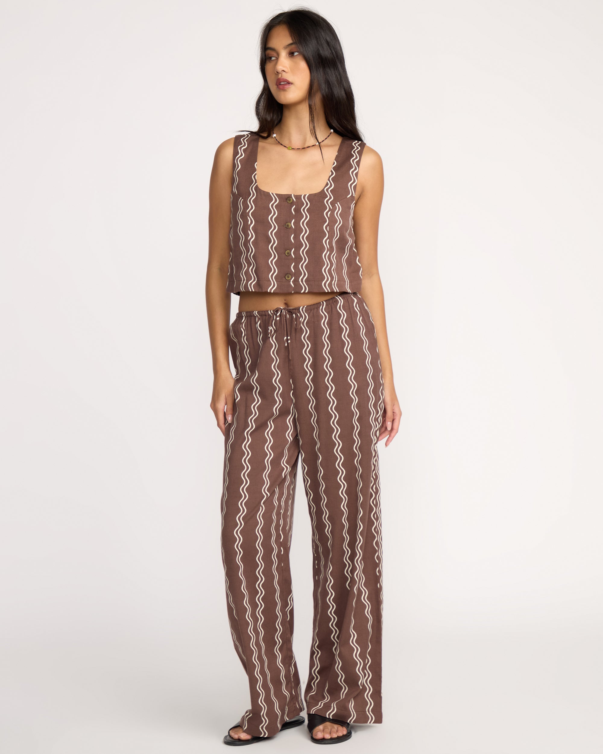 Another Wave Woven Tank - Espresso | Billabong