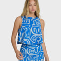 So Breezy Tank - True Blue