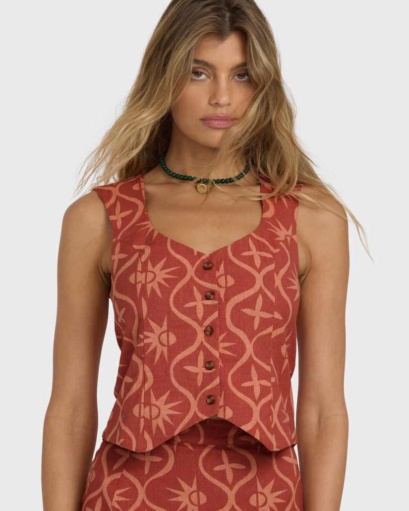 Sunny-Waves-Vest-Dark-Coral-5