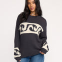 Wave Fade Sweater - Black Sands