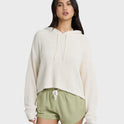 Hot Beachin Hooded Sweater - White Cap
