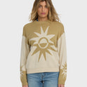 Pull chauffant réversible - Vert cendré