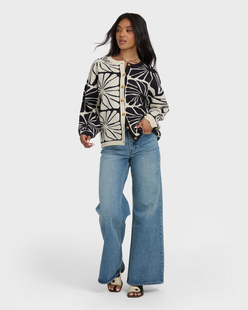 Overheated Cardi - Black Sands