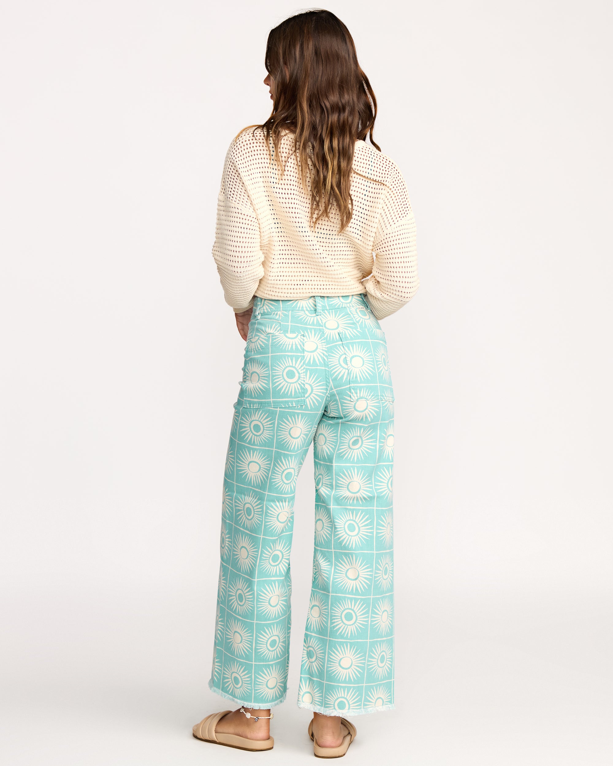 Free Fall Printed Twill Pants - Misty Blue | Billabong