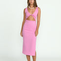 Take A Look Reversible Dress - Bright Rose
