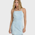 Jade Saltwashed Denim Dress - Blue Mist