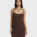 You Stunner Knit Mini Dress - Teak