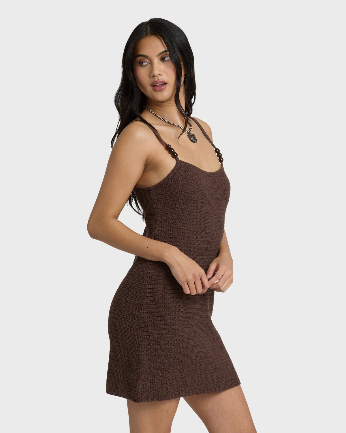 billabong brown dress Women Dresses Sale - Casual & Winter BACKLESS Dress, Boho Summer square neckline and fitted upload-20250630 Color:Voyage Bouquet Border Floral