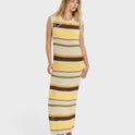 Those Days Knit Midi Dress - White Cap