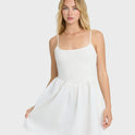 True Love Mini Dress - Salt Crystal