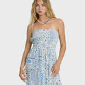 In The Sky Mini Dress - White Cap