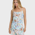 By Your Side Mini Dress - White Multi