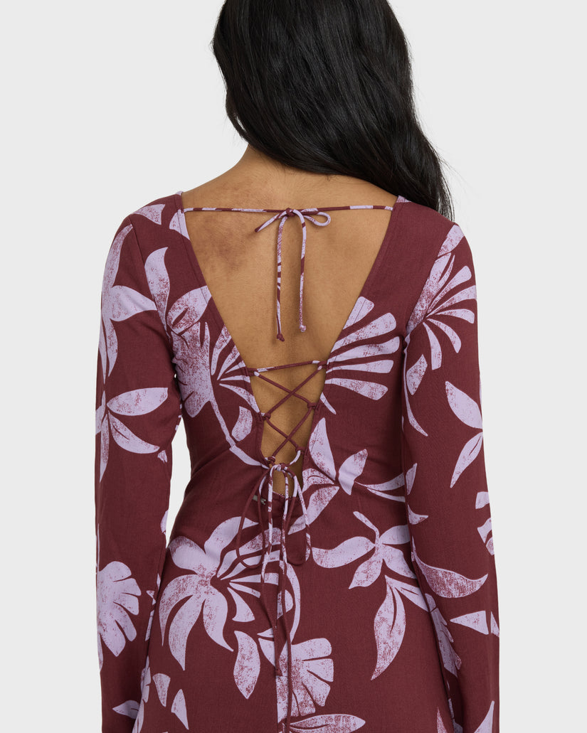 billabong flamed out maxi dress Red Aloha Maxi Dress - Red Aloha
