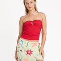 Lottie Hall Woven Mini Skirt - Sunny Lime