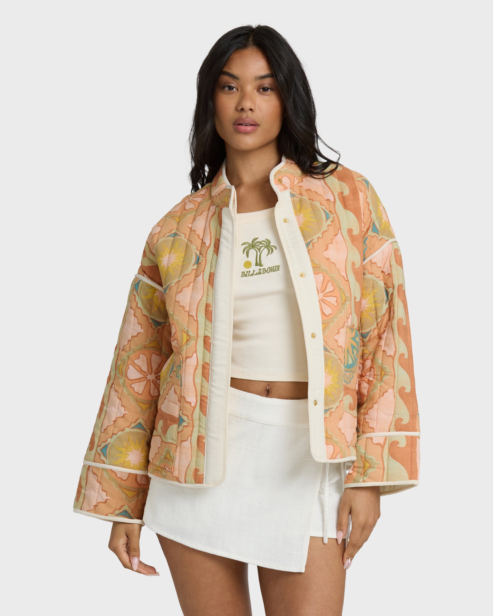 Folk Story 2 Quilted Jacket - Sand | Billabong