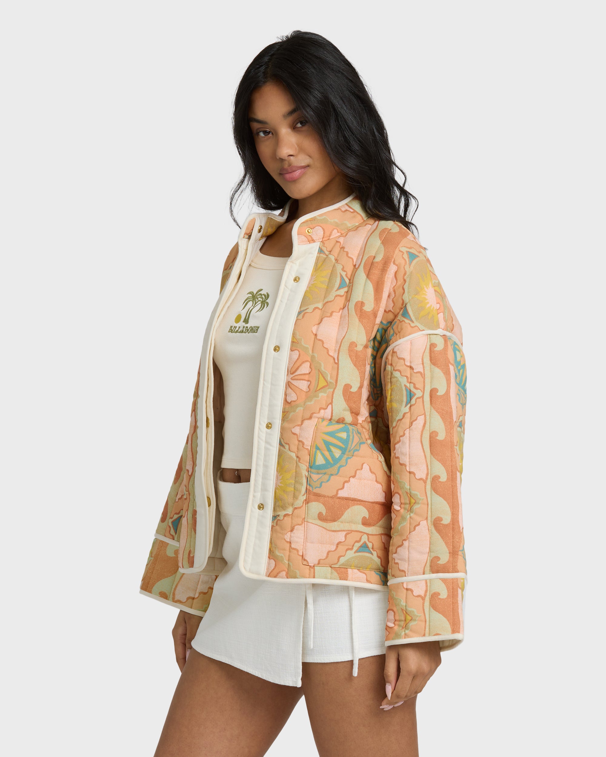 Folk Story 2 Quilted Jacket - Sand | Billabong