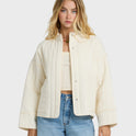 Folk Story 2 Quilted Jacket - White Cap