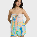 So Groovy Romper - Blue Multi