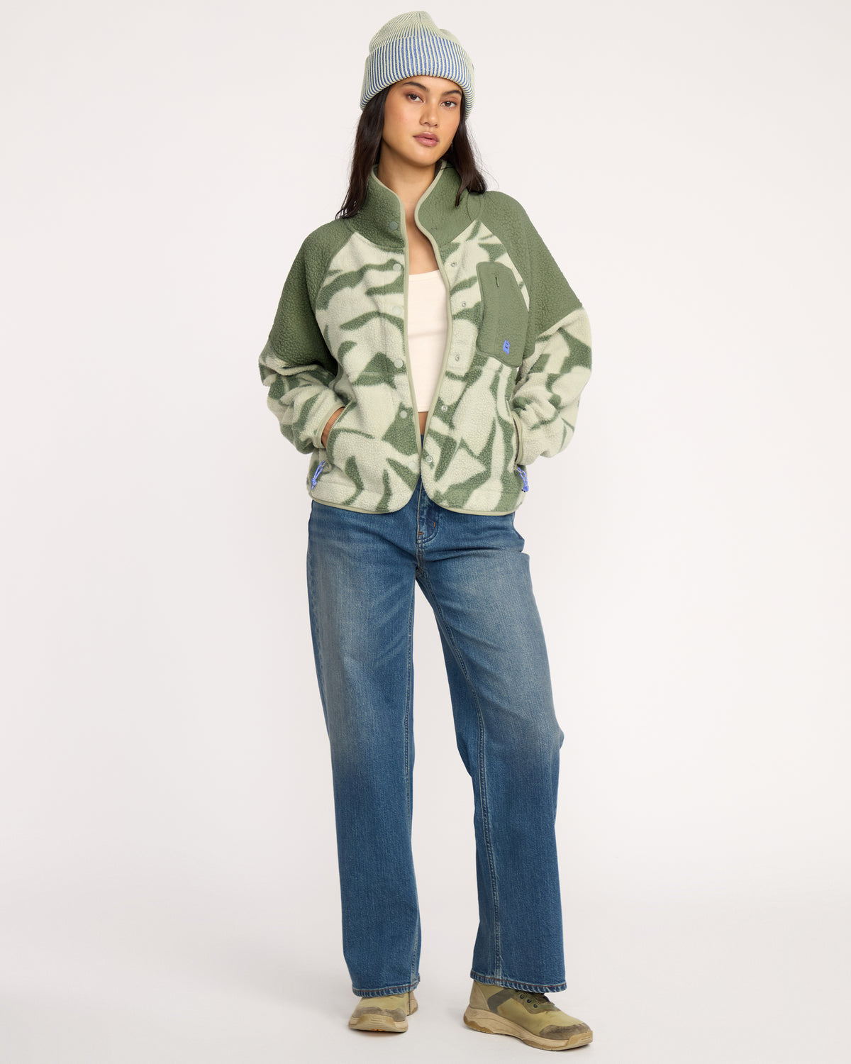POPOYO-SNAP-UP-FLC-JACKET-Seagrass-4