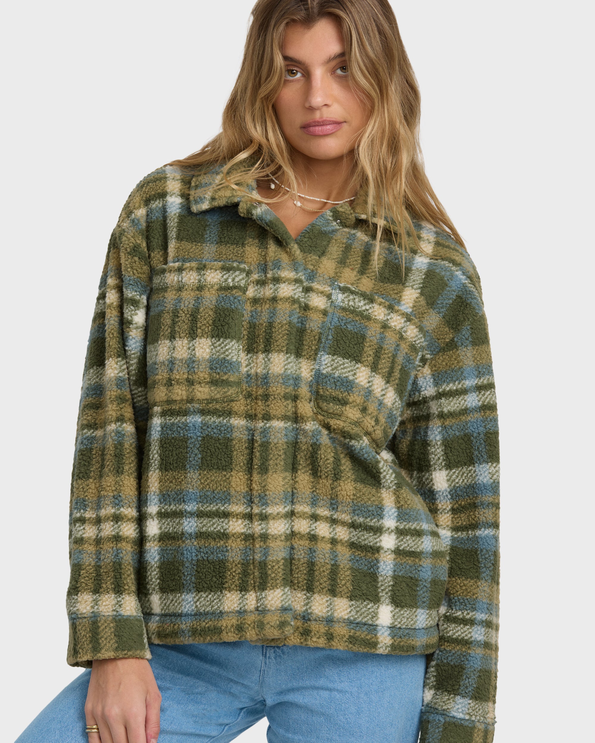 Sundown Sherpa Shacket - Canteen | Billabong