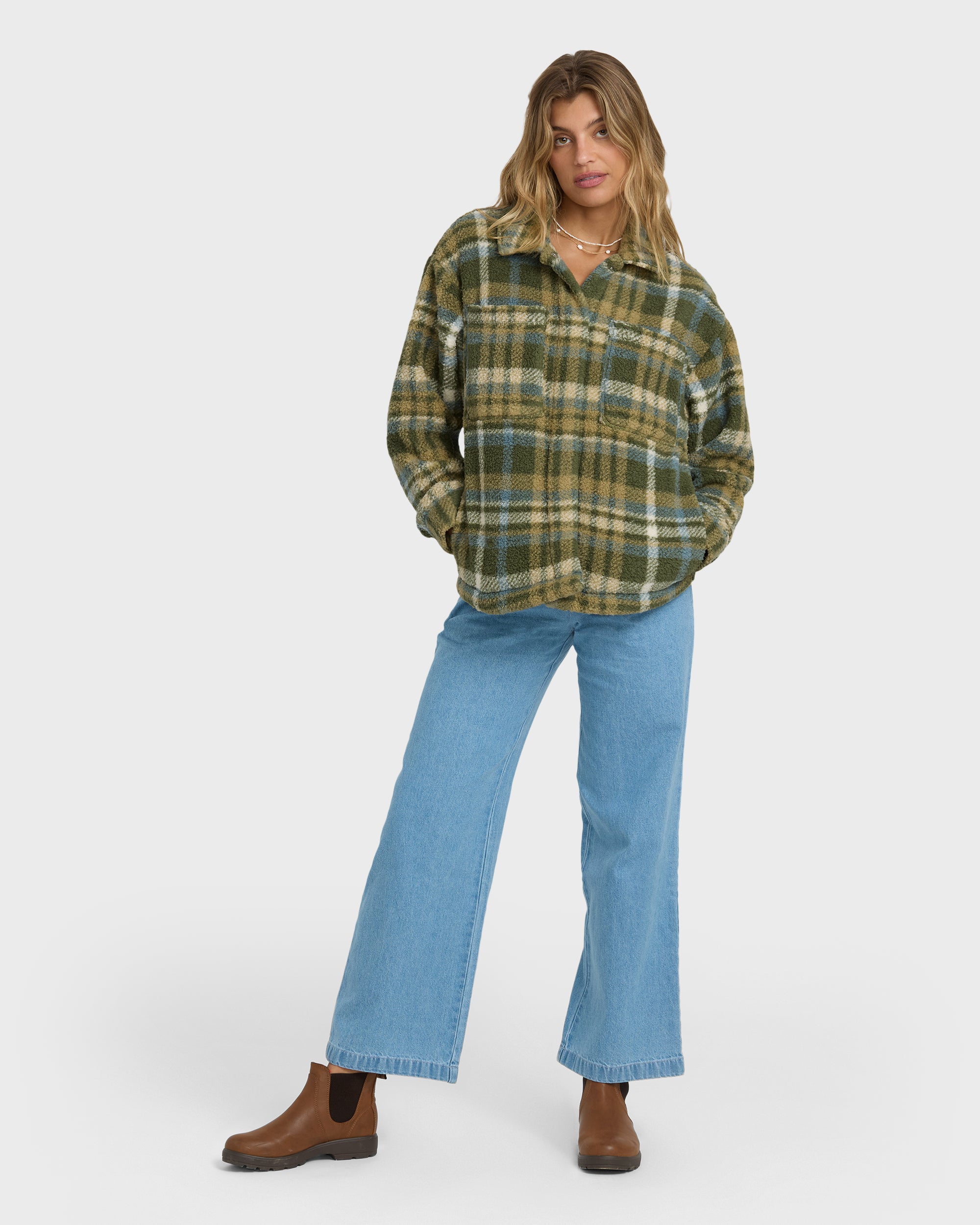 Sundown Sherpa Shacket - Canteen | Billabong