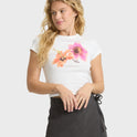 T-shirt à manches courtes Cool Girls Only - Cristal de sel