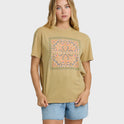 Flowers Ahead Short Sleeve T-Shirt - Stone