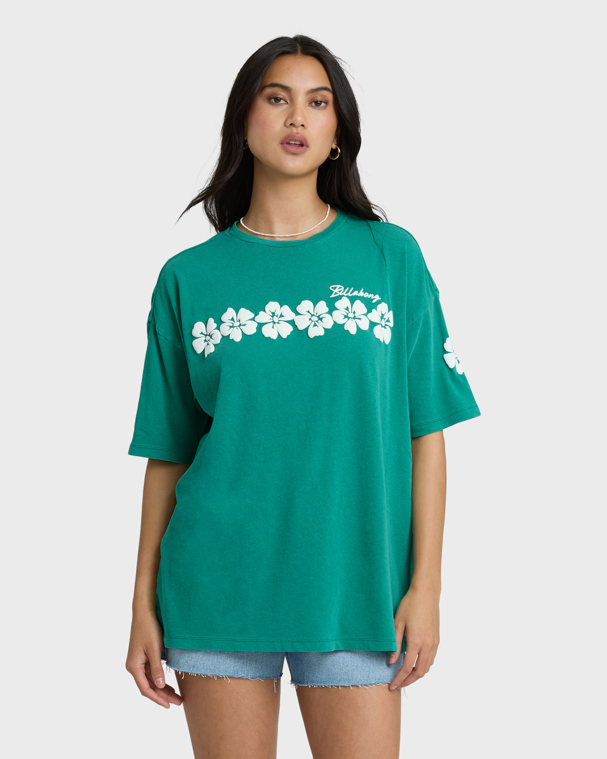 WOMENS-KNIT-SHORT-SLV-GRAPHIC-TEE-CLIMBING-IVY-1