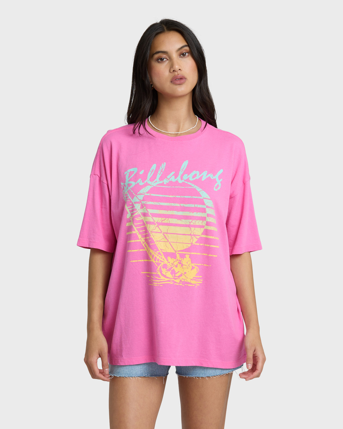 WOMENS-KNIT-SHORT-SLV-GRAPHIC-TEE-GUAVA-1