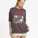 Lottie Hall Short Sleeve T-Shirt - Off Black