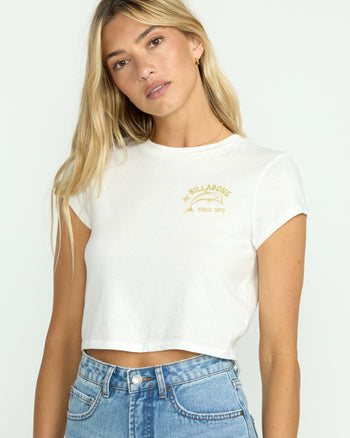 Sunshine Surf Babes Tee - Salt Crystal | Billabong