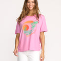 Bright New Day Tee - Bright Rose