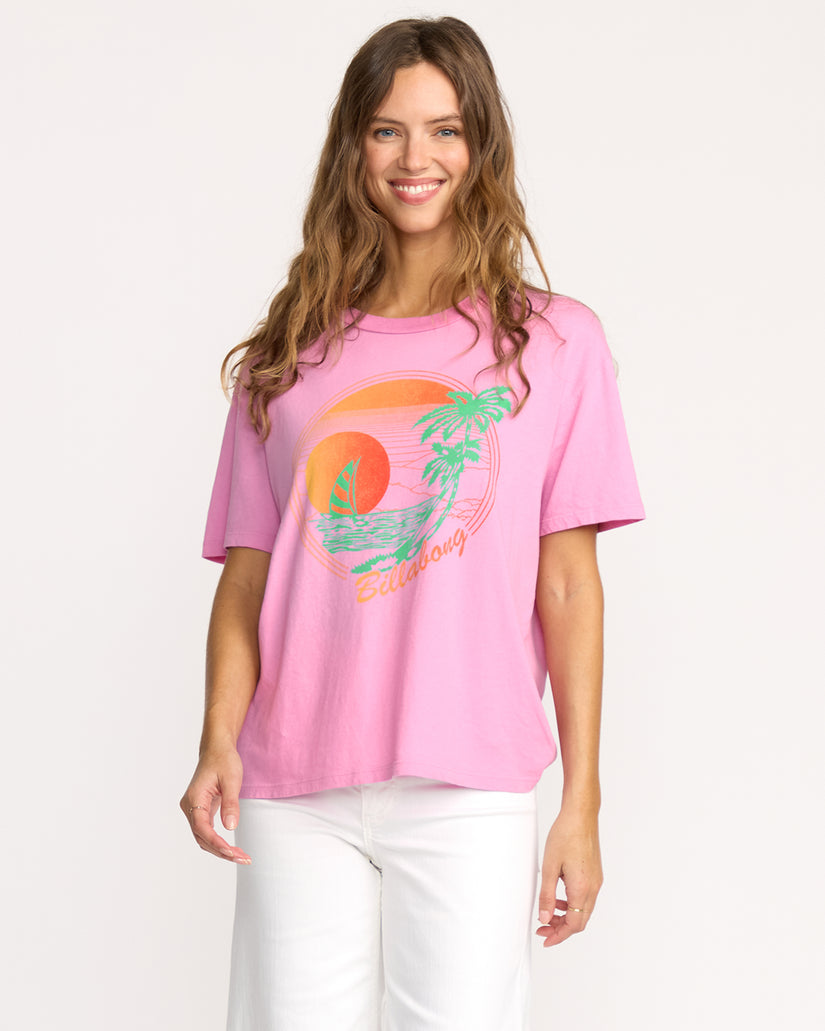 Bright New Day Tee - Rose - 1