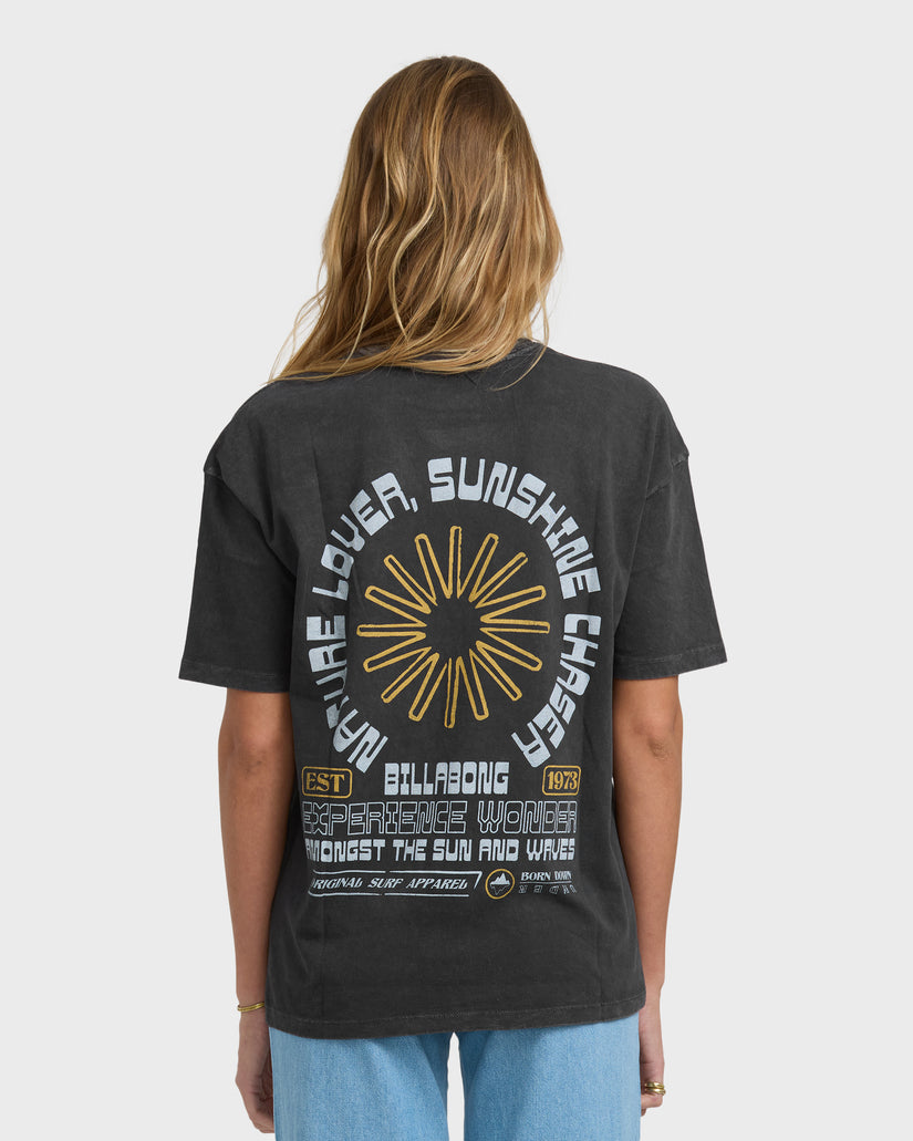 Sunshine-Chaser-Short-Sleeve-T-Shirt-Off-Black-2