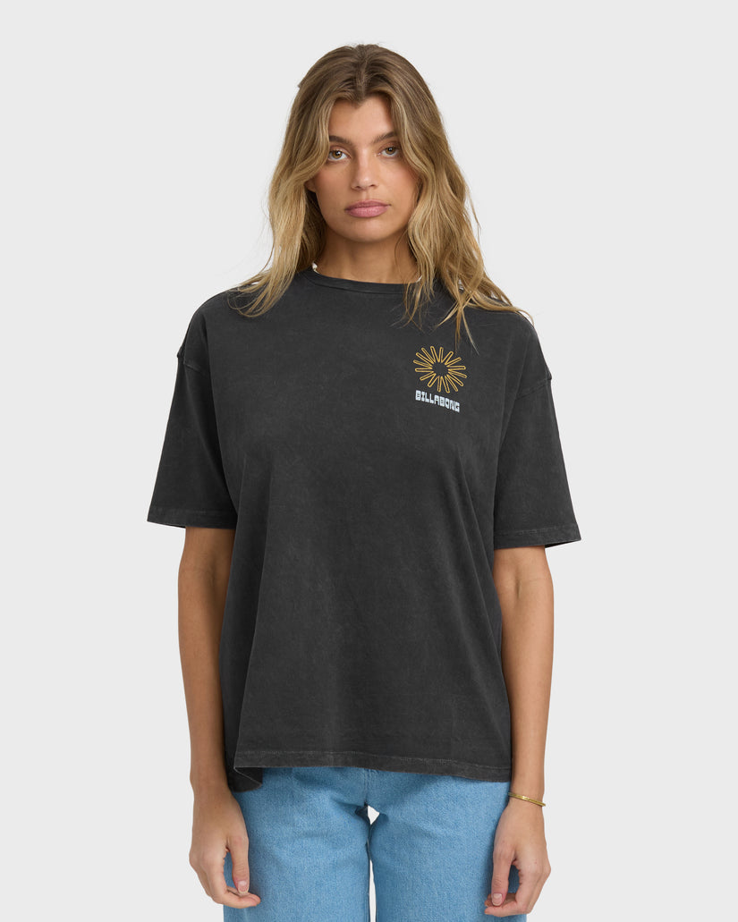 Sunshine-Chaser-Short-Sleeve-T-Shirt-Off-Black-1