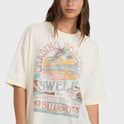 The Sun Rises Short Sleeve T-Shirt - Whitecap