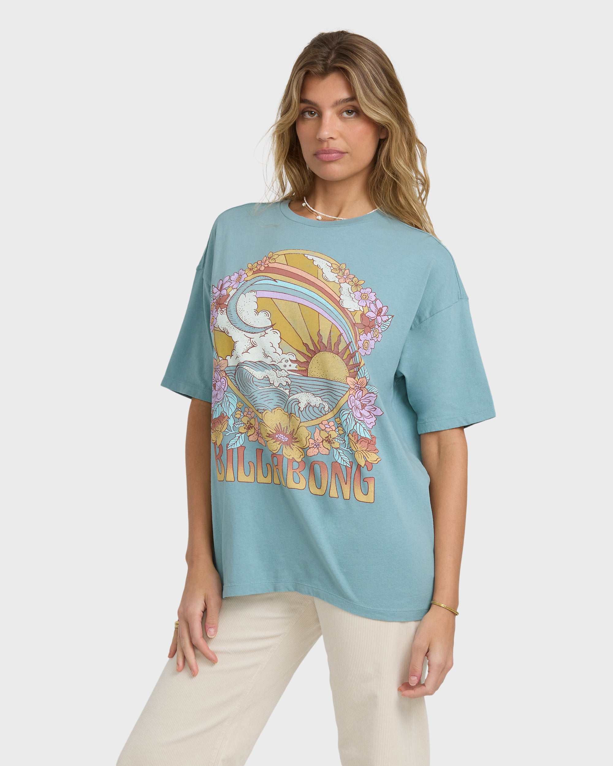 Everyday Paradise Short Sleeve T-Shirt - Mineral Blue | Billabong