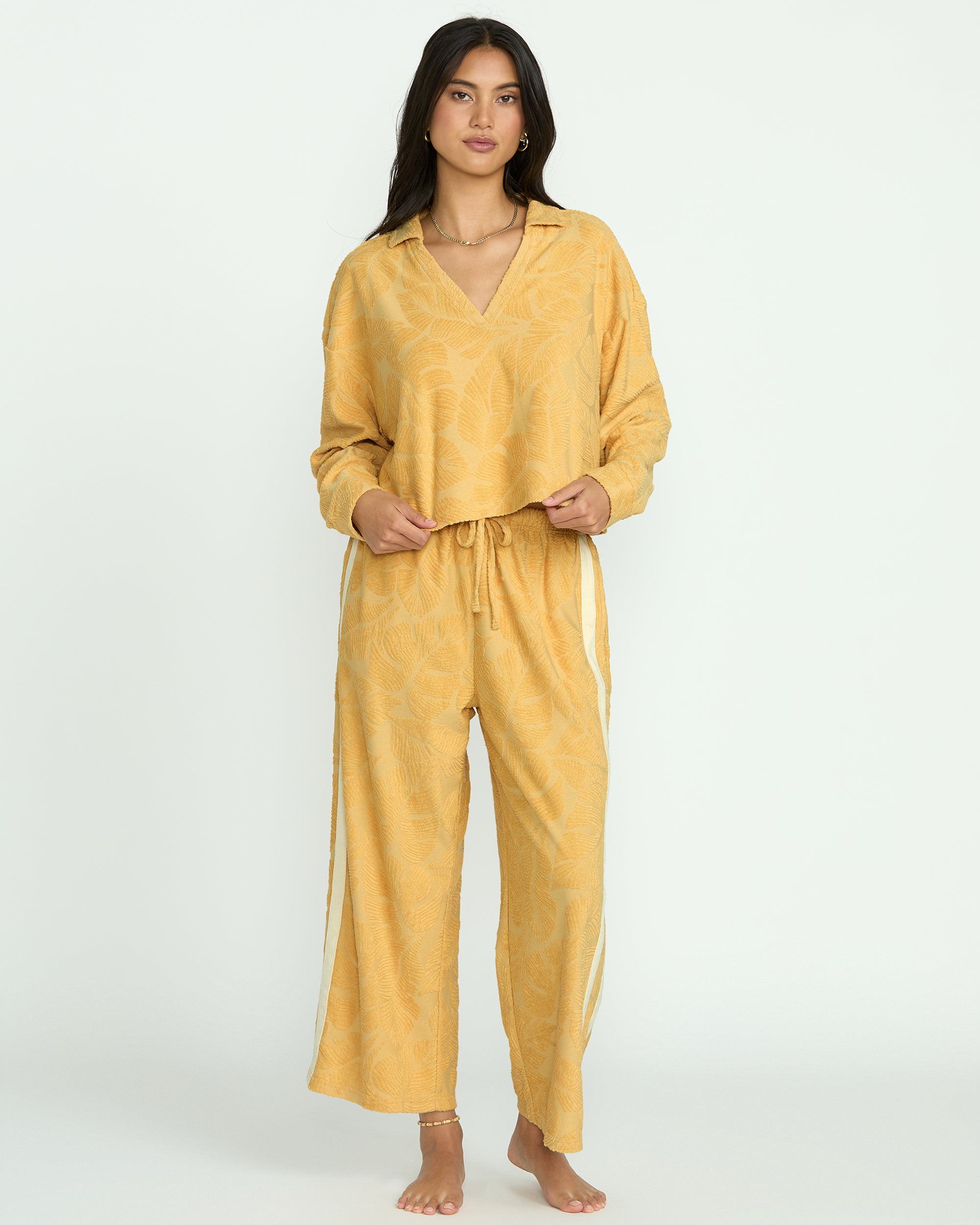 Sun Palm Terry Pullover Sweatshirt - Gold Coast | Billabong